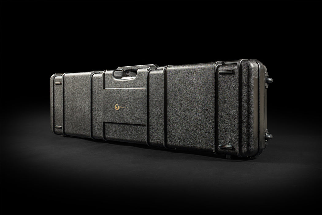 Evolution 117cm Wheeled Hard Rifle Case - Black