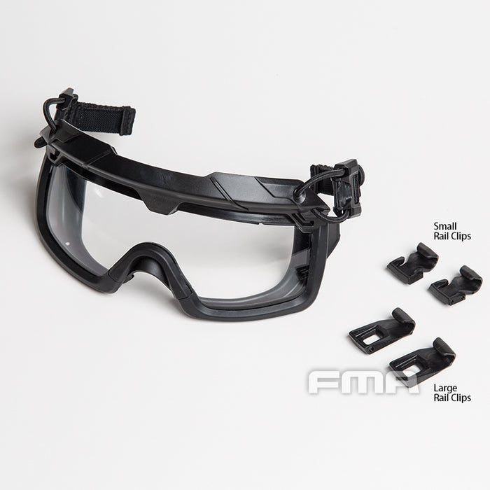 FMA Tactical Helmet Goggles - Black