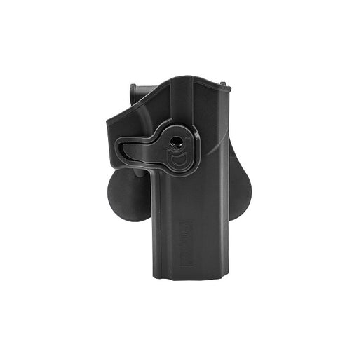 Amomax Q.R. Polymer Paddle Holster - P320 Full Size Black