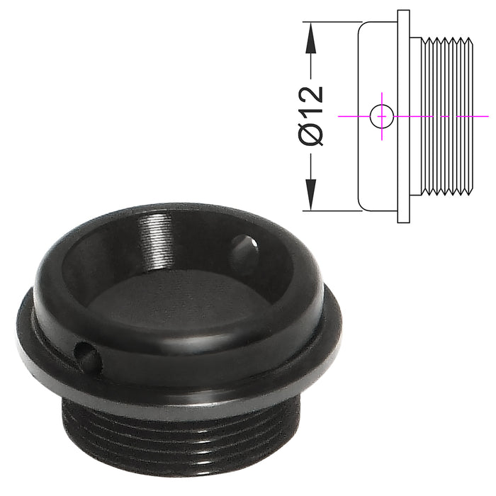 Maxx Model Hop-Up Chamber Inlet Adaptor (OD12mm)