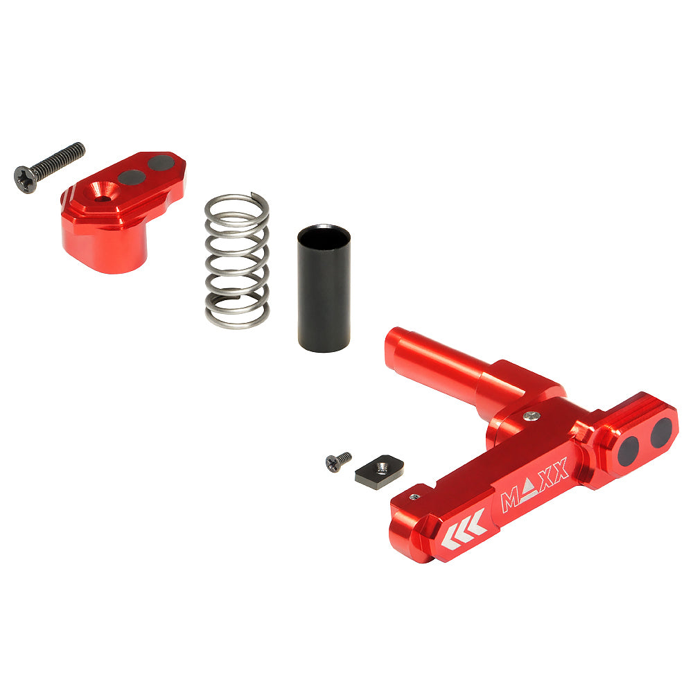 MAXX CNC Aluminum Advanced Magazine Release (Style B) - Red