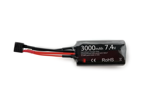 Titan 3000mAh 7.4V Deans - Brick