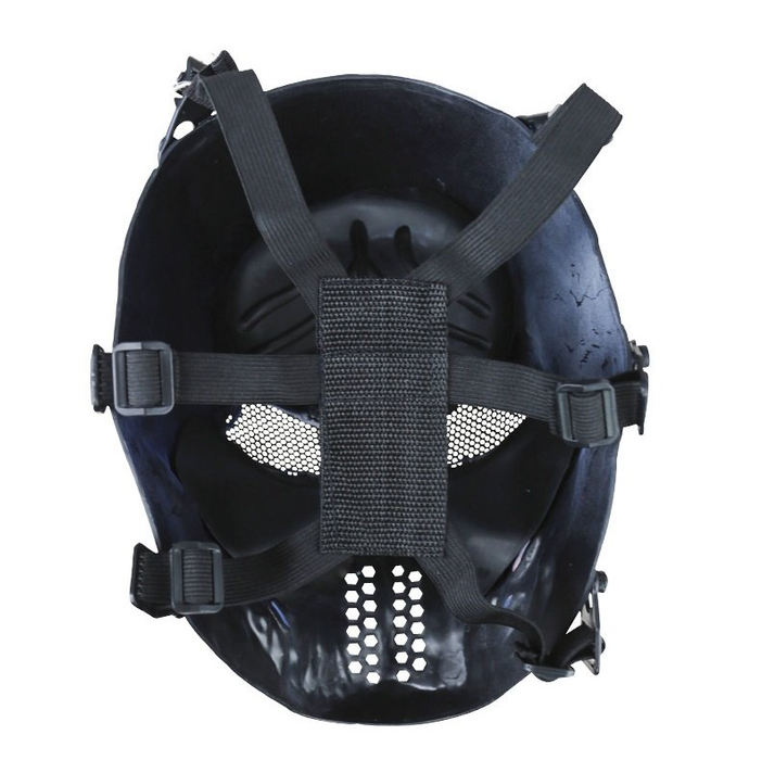 KombatUK Skull Mesh Mask - Black