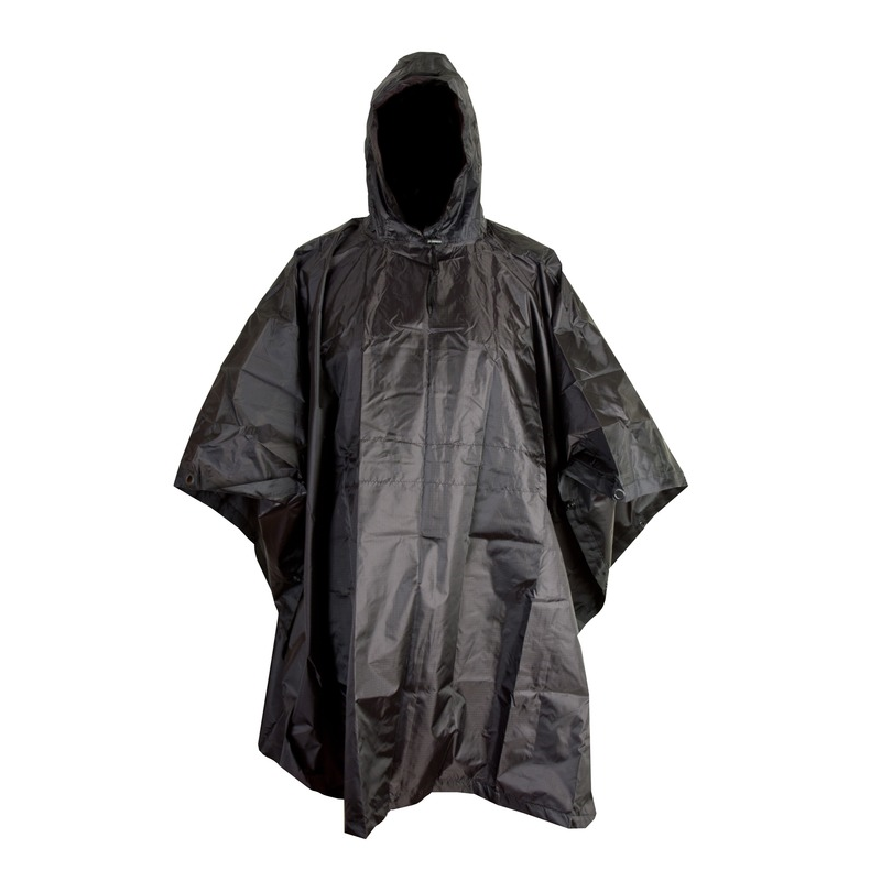 KombatUK US Style Poncho - Black