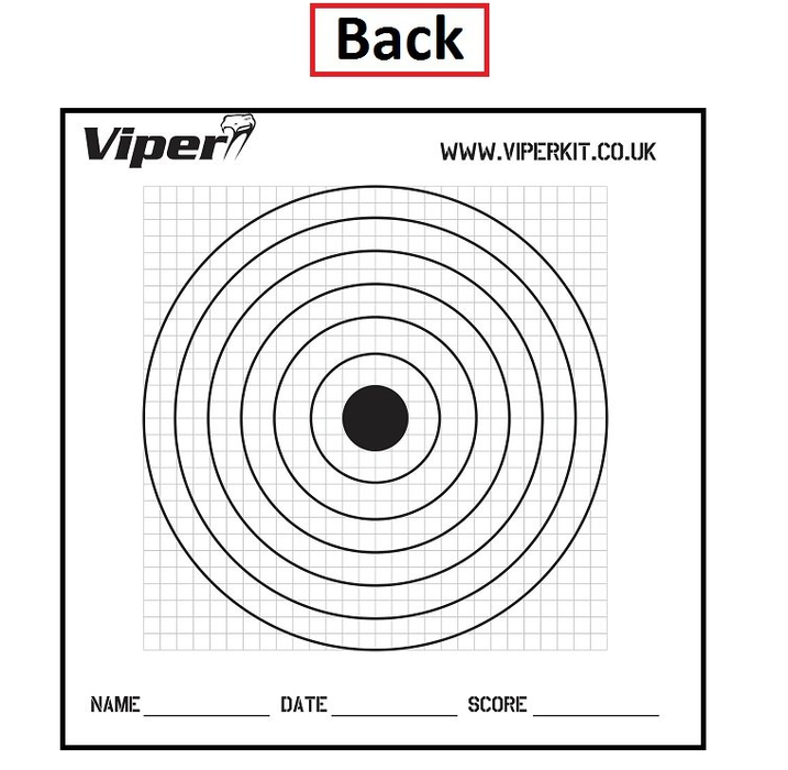 Viper 100 Targets for ASG Shooting Net