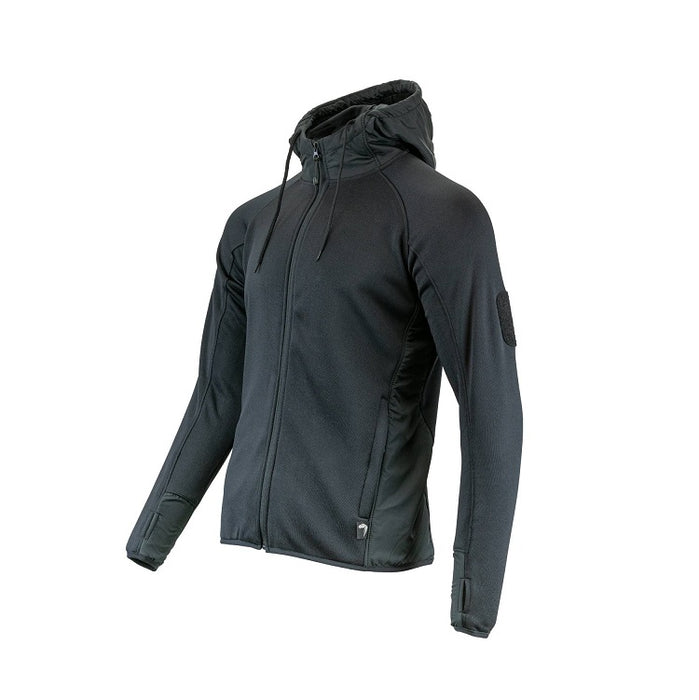 Viper Storm Zipped Hoodie - Black