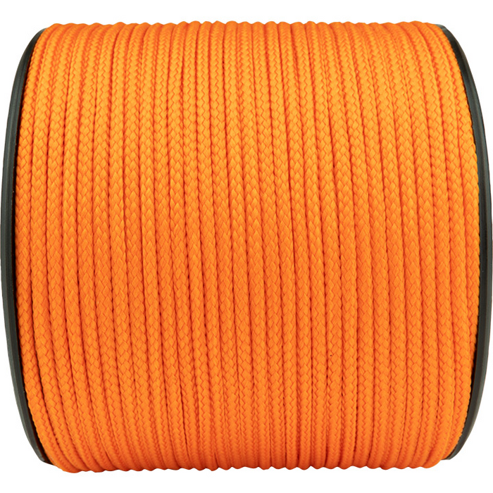 Web-Tex 3mm Neon Orange Paracord - 100 Metres