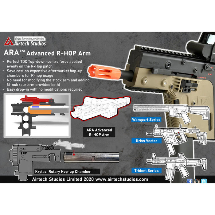 Airtech Studios Advanced R-Hop Arm for Krytac