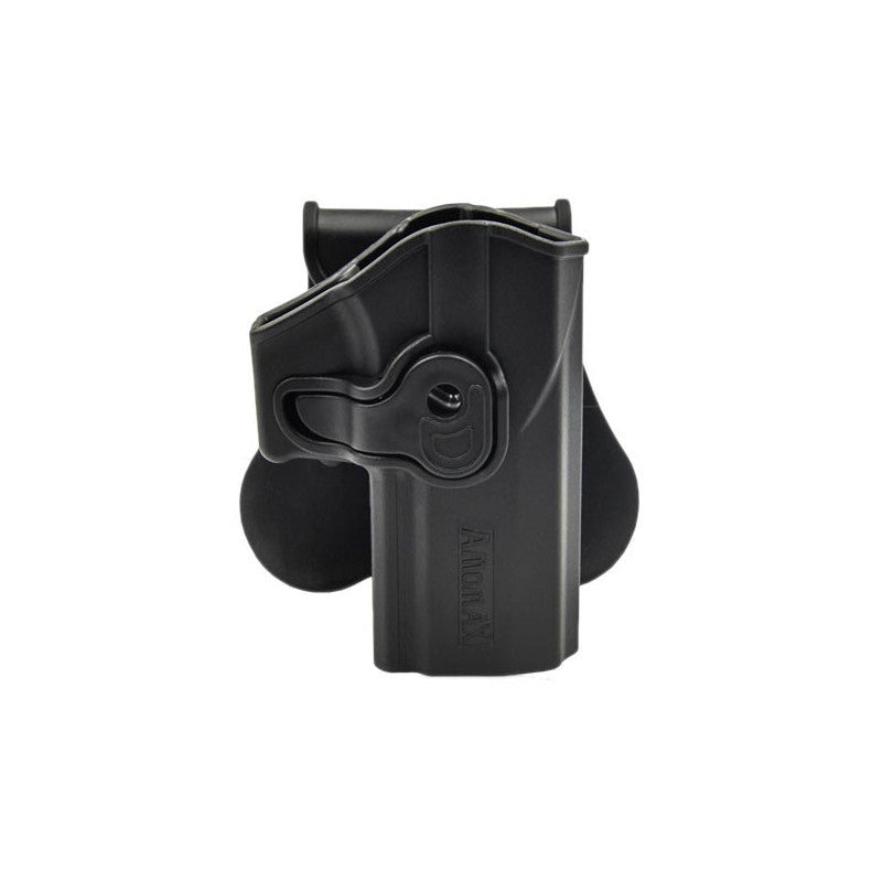 Amomax Q.R. Polymer Paddle Holster - P320 Black