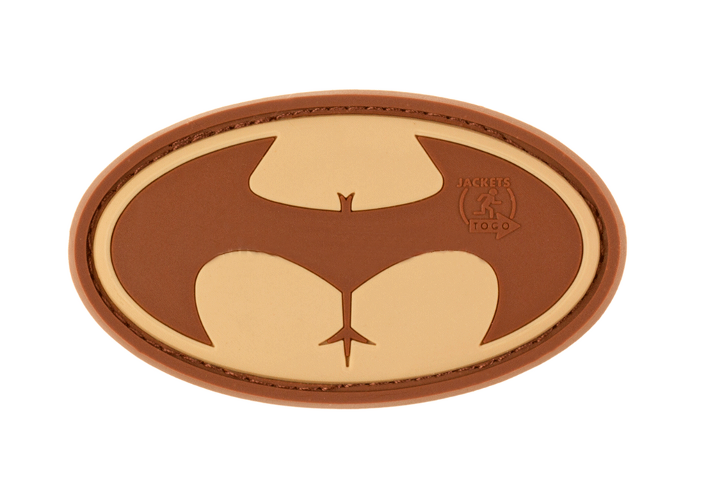 JTG 3D Rubber Buttman Patch -Tan