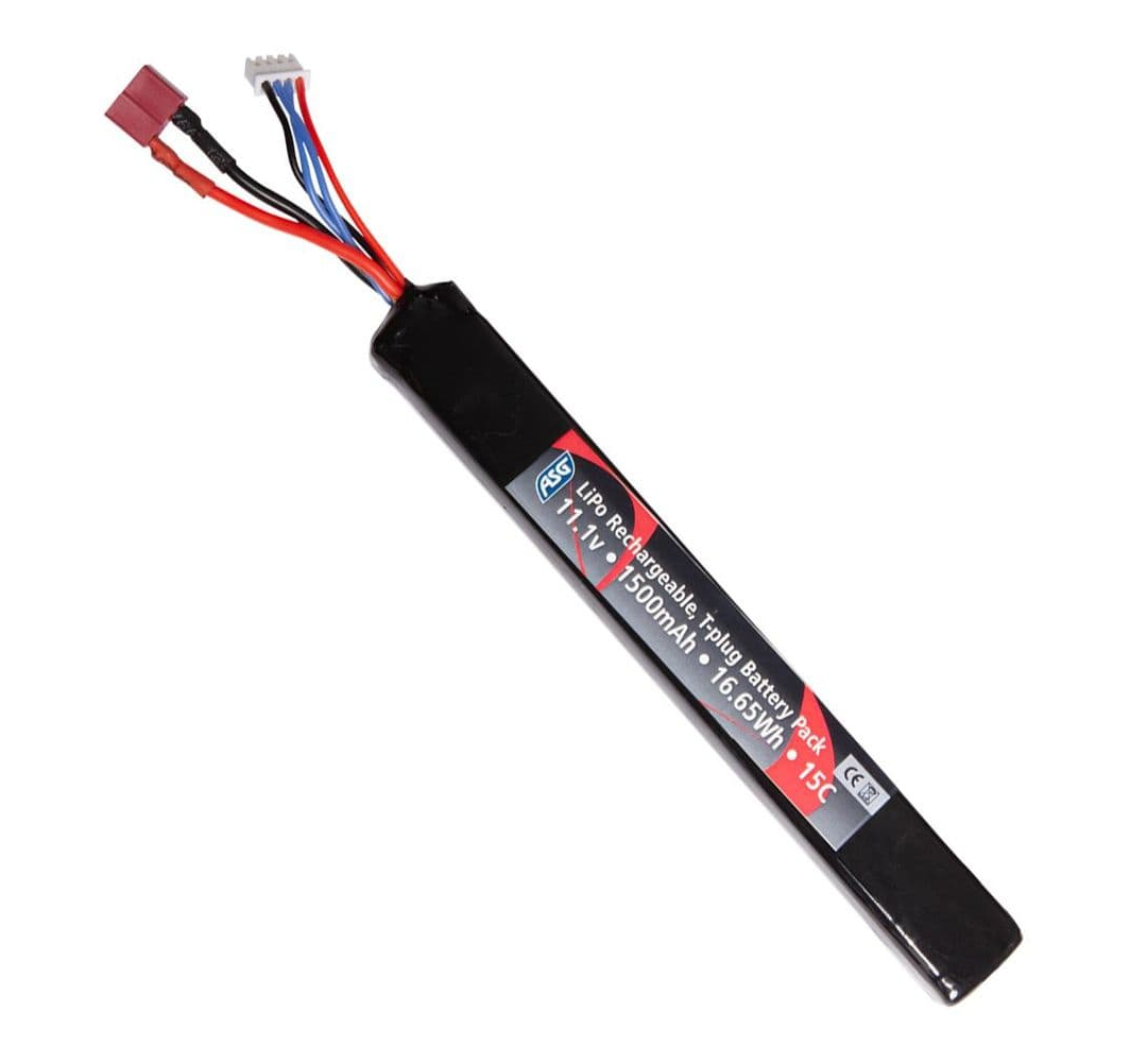 ASG 11.1V 1500mAh 15C Li-Po Battery (Deans) - EVO 3