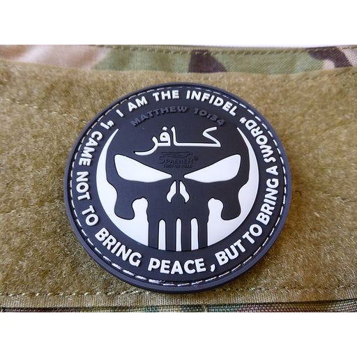 JTG 3D INFIDEL Punisher Patch - SWAT