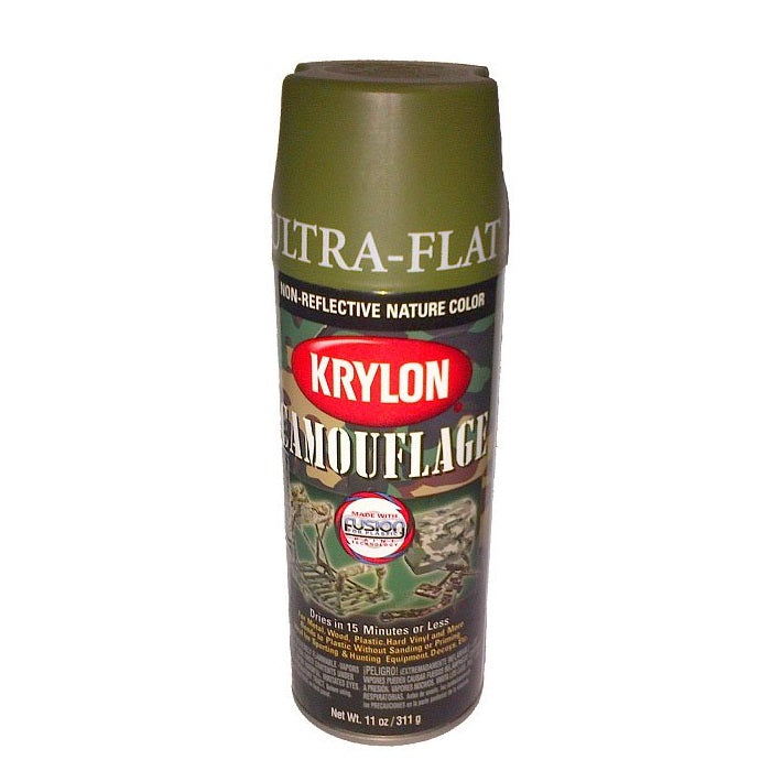 Krylon Camouflage Paint - Woodland Light Green 4296