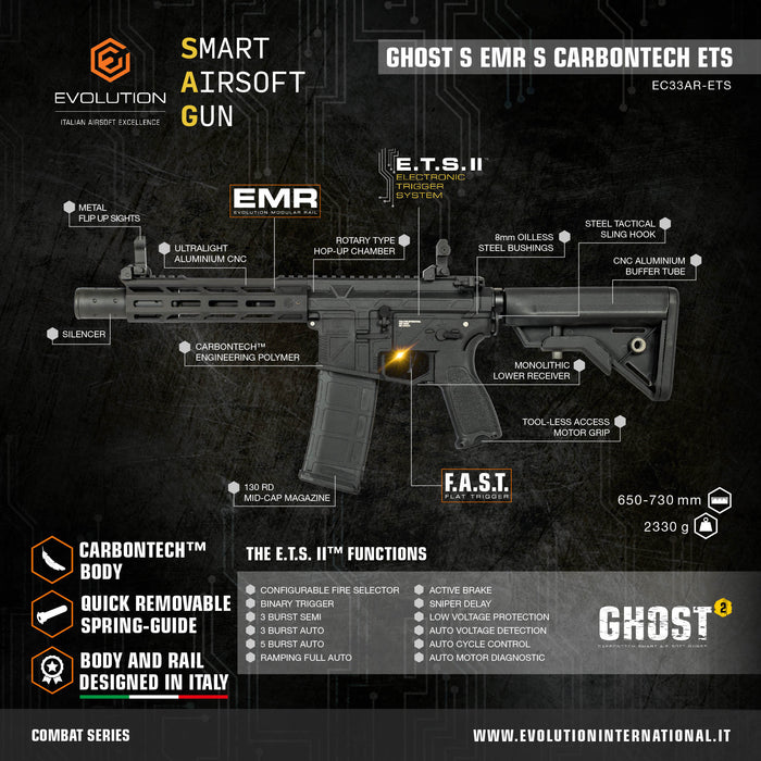 Evolution Ghost 2 S EMR S Carbontech ETS ll