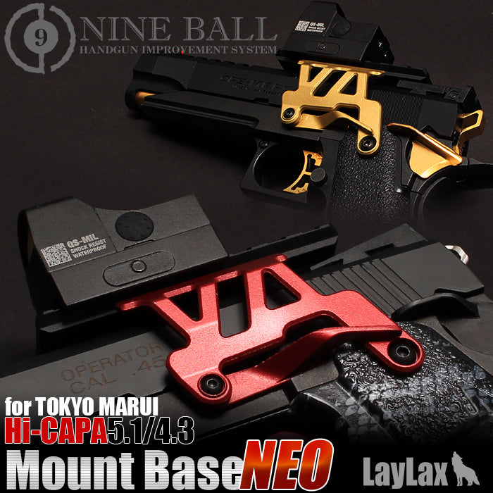 Laylax Nine Ball TM Hi-Capa Mount Base NEO - Gold